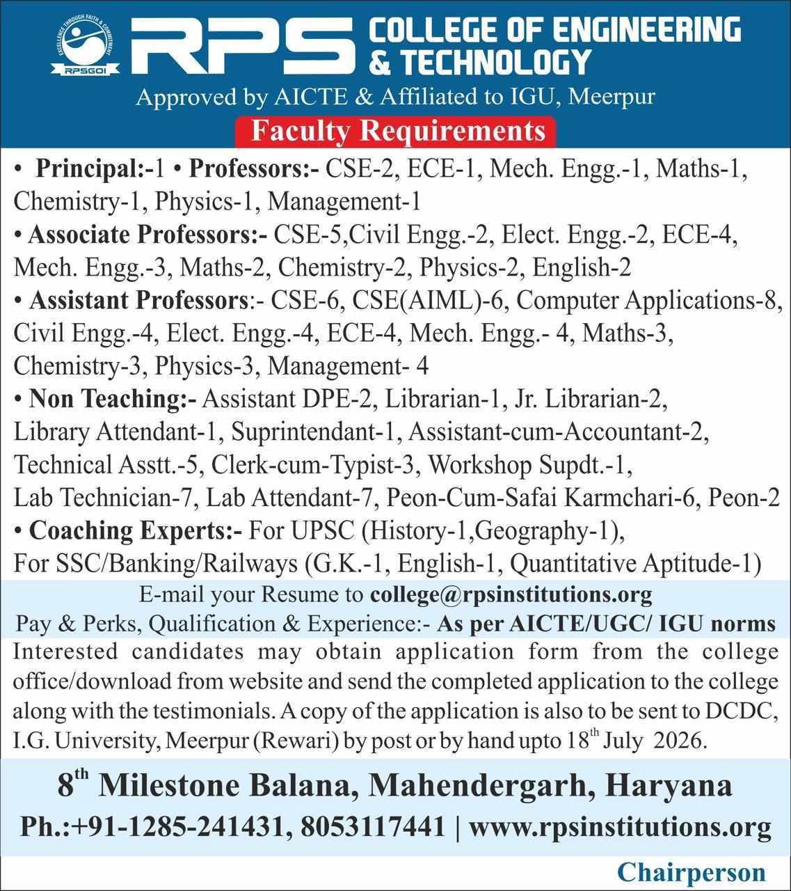 RPS Group of Institutions (Engineering & Management)