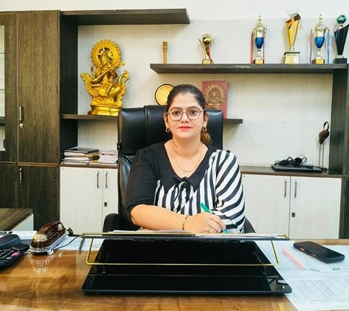 Ms. Anju Dalal, Principal of Cambridge Public School, Adampur
