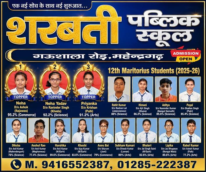 Sharbati Public School Mahendergarh   