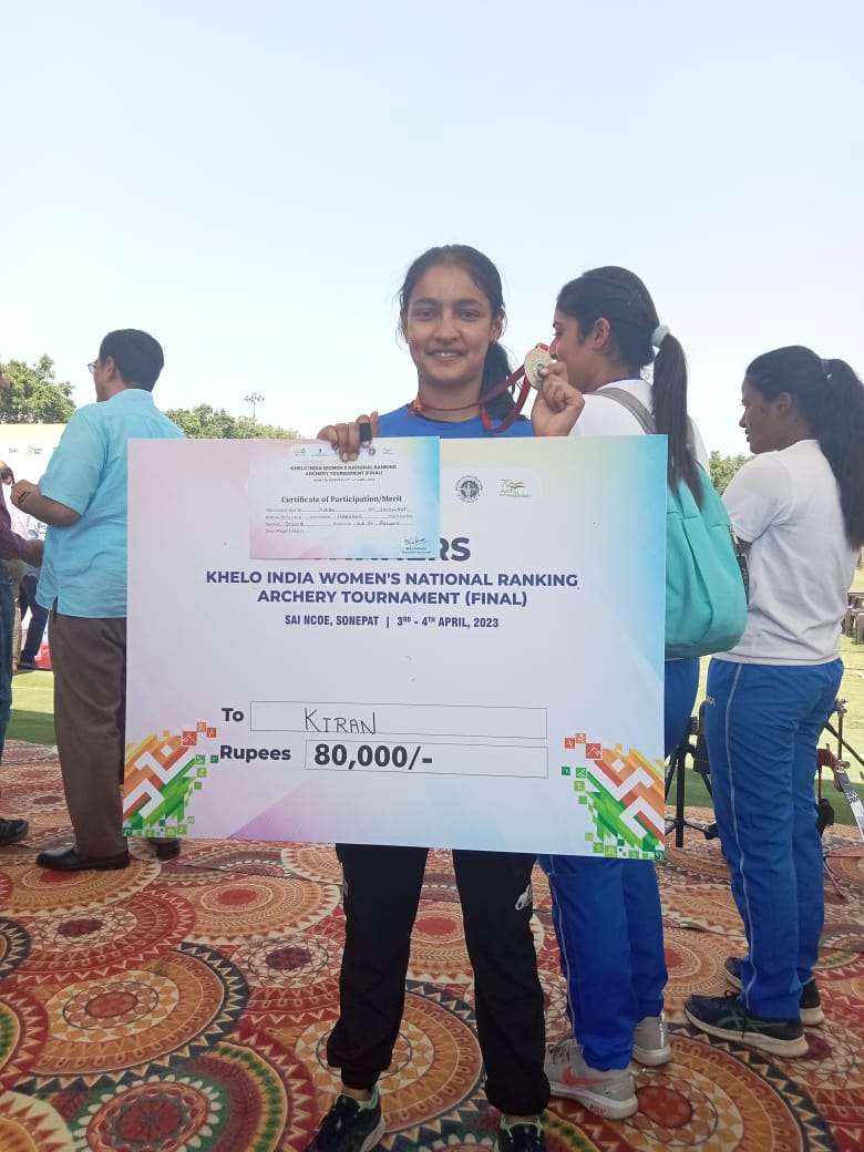 Kiran is selected for World Championship in Archery Women
